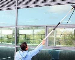 Asa Mortimer Cleaning Windows