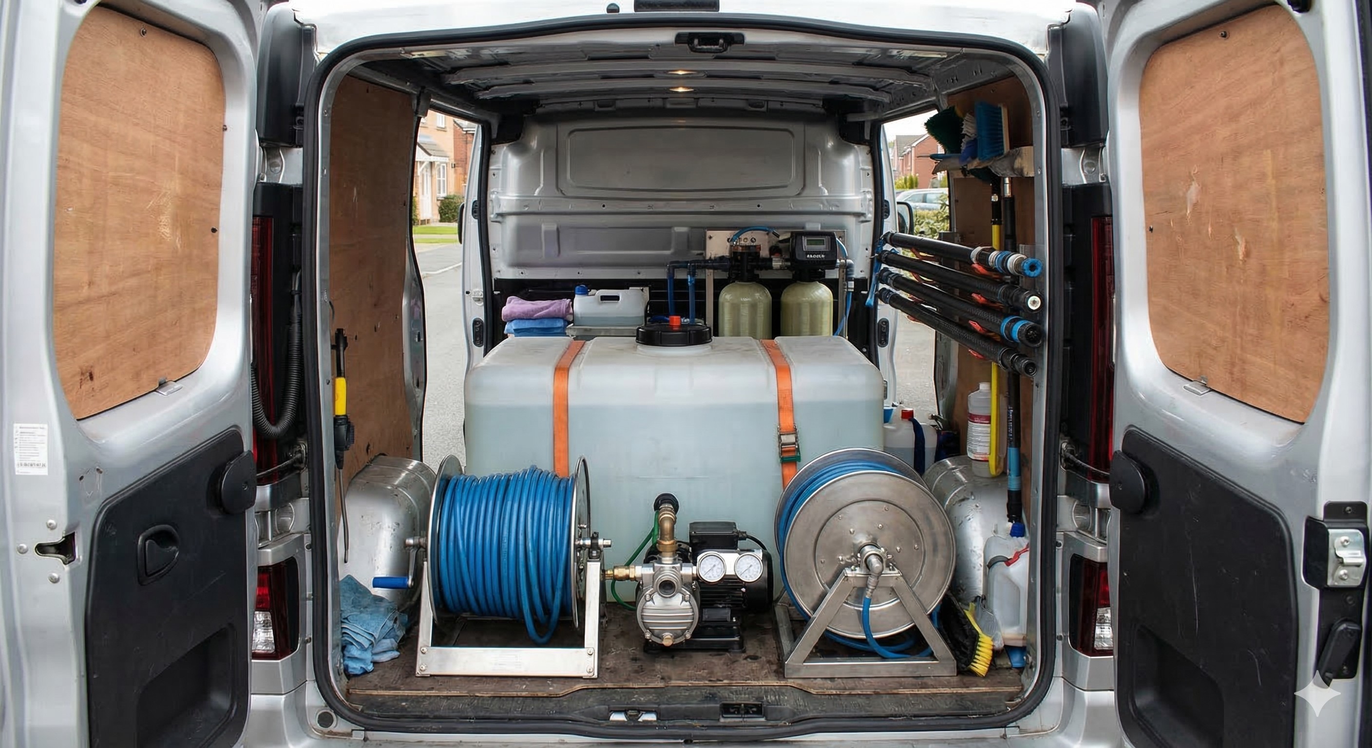 Mortimer's Window Cleaning Van