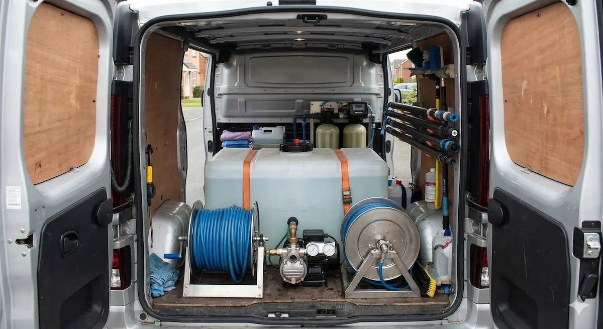 Mortimer's Window Cleaning Van